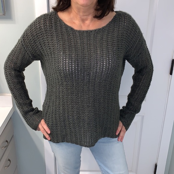 Calvin Klein Open Weave Sweater - Picture 2 of 11